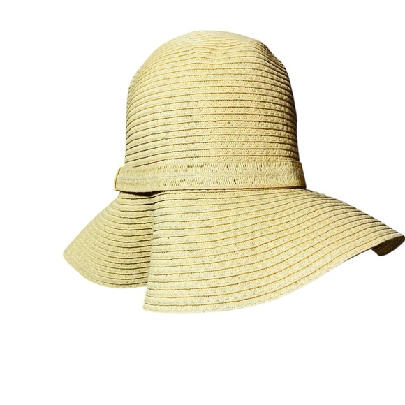 Shade & Shore Straw Cream Beach Sun Hat - Picture 2 of 4